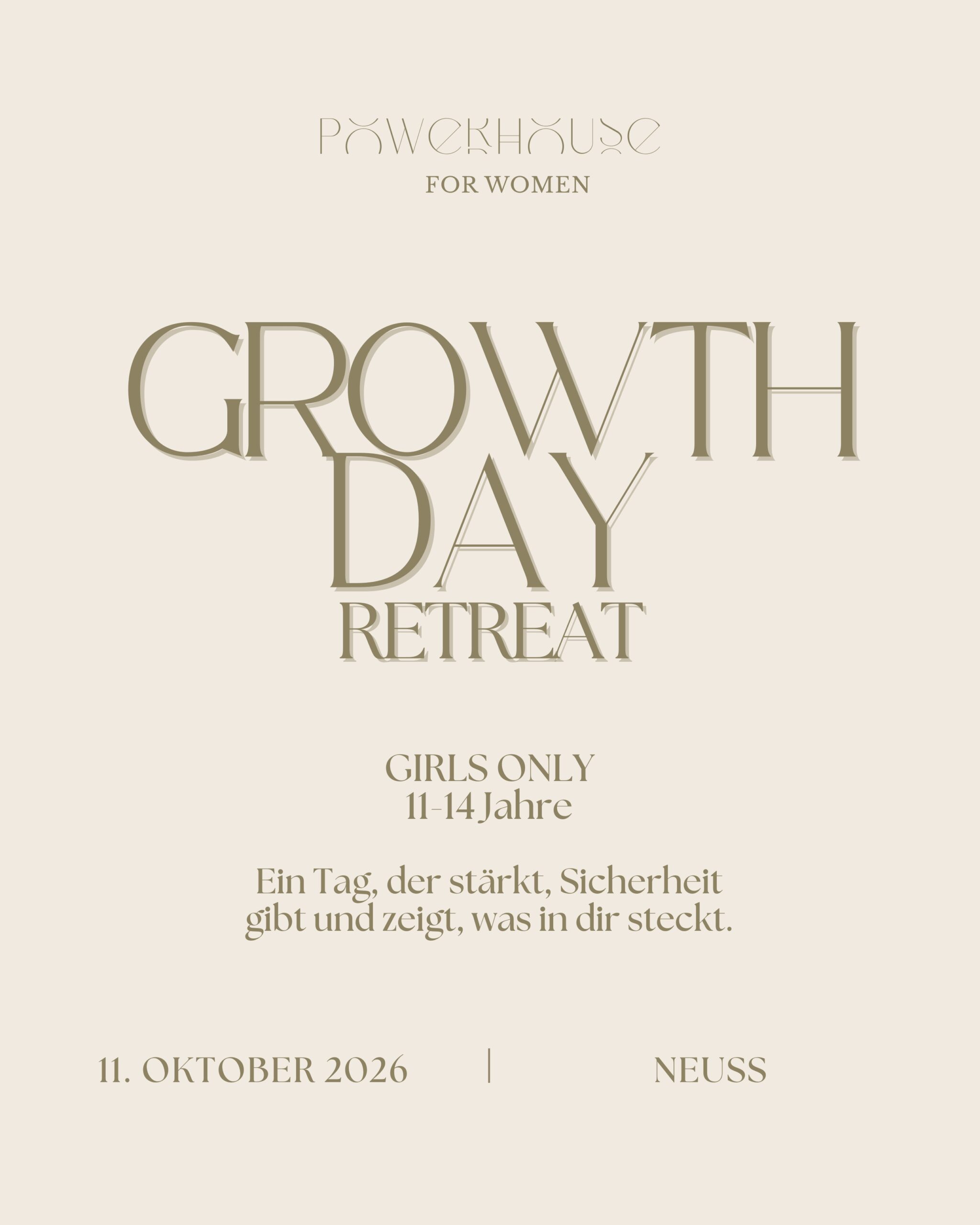 Ticket | GROWTH DAY RETREAT - 11.10.2026