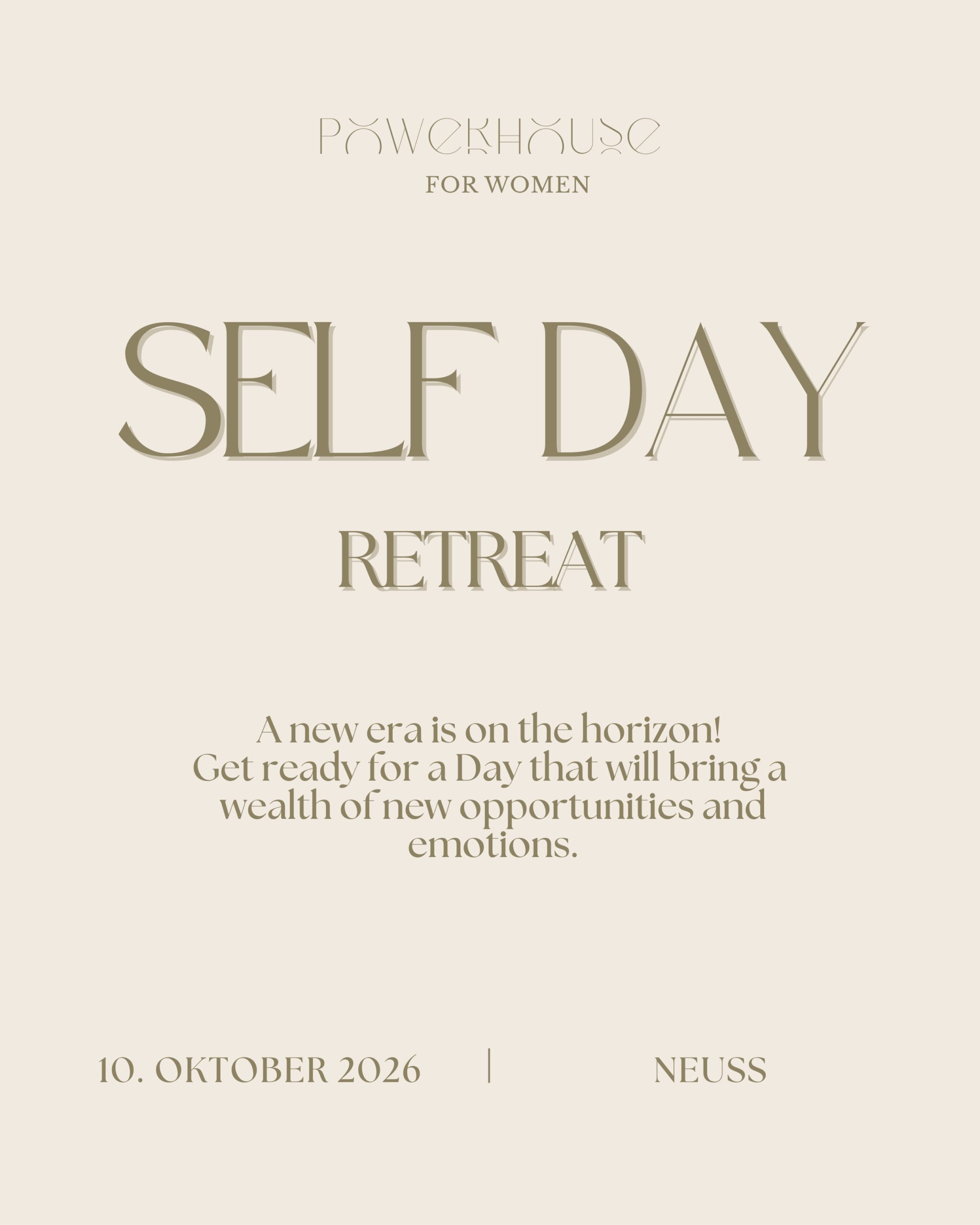 Ticket | SELF DAY RETREAT - 10.10.2026